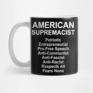 American Supremacist Mug